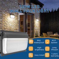 Lumière murale LED en aluminium de haute qualité, design moderne, extérieur, jardin, étanche IP65, 42W/60W/80W/100W/120W
