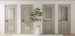 Puerta de Entrada de Estilo Francés Tallada a Mano, Diseño de Puerta de Entrada de Estilo Antiguo, Puerta Interior de Madera Maciza de Roble Redonda y Arqueada, Puerta Interior de Madera Resistente para Dormitorio - Product Image 3