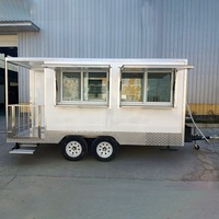 Camions de restauration rapide personnalisés de petite taille, conformes aux normes américaines, remorques alimentaires mobiles de rue