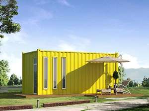 Maisons en conteneur modulaire Bureaux 20 pieds 40 pieds Panneau sandwich moderne préfabriqué Installation rapide Immeuble de bureaux Hôtel École - Product Image 3