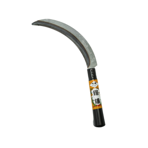 Vente flash, faucille <span class=keywords><strong>de</strong></span> <span class=keywords><strong>jardin</strong></span> personnalisable, bricolage, manche en plastique <span class=keywords><strong>de</strong></span> 7,5 pouces, épaisseur <span class=keywords><strong>de</strong></span> la lame <span class=keywords><strong>de</strong></span> 1,5 mm, finition oxyde noir - Product Image 1