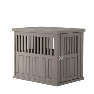 Caseta de plástico para mascotas de diseño de madera al aire libre para interior para perros, venta al por mayor del fabricante - Product Image 2