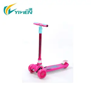 Trottinette pliable à 3 roues pour enfants, 11 pouces, scooter à pied, barre en T pour enfants, nouvelle collection 2016