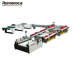 Automated Synchronized Customizable Laminate Flooring Production Line V-Groove Painting Machine