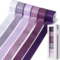 Ruban en polyester, couleur unie, ruban en satin double face, usine de ruban pour nœud de fleur, artisanat, cadeau, bricolage