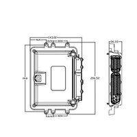 Carcasa de módulo de E/S PLC con controlador de movimiento IO remoto RS485 Ethernet Digital IO CAN Channel para equipos eléctricos