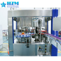 Machine d'étiquetage automatique pour bouteilles rondes et carrées en plastique, avec colle thermofusible OPP