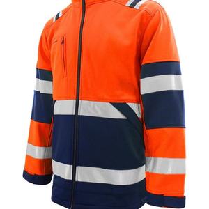 Chaleco de Seguridad de Poliéster Cortavientos para Invierno al por Mayor con Rayas Reflectantes y Logotipo Personalizado |   Impermeable Clase 2 ANSI para Trabajadores al Aire Libre - Product Image 5