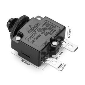 Disjoncteur thermique à réinitialisation automatique Kuoyuh série 88 10A-30A, protection contre les surcharges électroniques pour moteur/compresseur, <span class=keywords><strong>circuit</strong></span> <span class=keywords><strong>miniature</strong></span> - Product Image 3