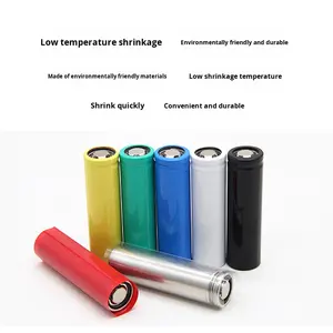 Housse de protection <span class=keywords><strong>isolante</strong></span> en film thermorétractable à section unique en PVC pour batteries 18650 21700 26650 n ° 7 et n ° 5 - Product Image 2