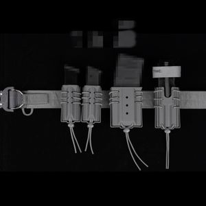 WOSPORT Clip arrière pratique assaut urbain traction rapide 9mm Double Mag Case Fit pour ceinture accessoires de chasse - Product Image 2