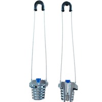 Wholesale Gimbo PA Type Optical Fiber Optic FTTH Drop Cable Hanging Clamp Customizable Aluminum Alloy Tension Fittings