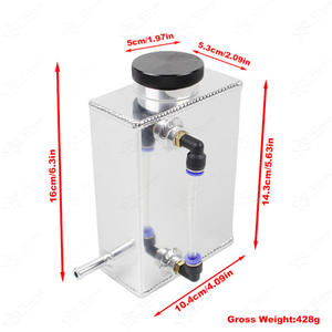 Pièces <span class=keywords><strong>de</strong></span> modification <span class=keywords><strong>de</strong></span> voiture Réservoir d'huile universel Réservoir d'huile JDM Réservoir <span class=keywords><strong>de</strong></span> carburant avec <span class=keywords><strong>bouchon</strong></span> <span class=keywords><strong>de</strong></span> <span class=keywords><strong>vidange</strong></span> Reniflard - Product Image 6