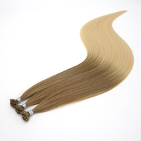 Extensions de cheveux en kératine à pointe plate Lanmuse en gros, cuticules intactes, cheveux humains russes pré-collés, fournisseurs de cheveux vierges Remy