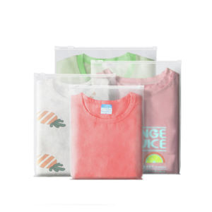 Custom Size Logo Pe Plastic Kleding Ziplock Ziplock Rits Tassen Voor Kleding - Product Image 3