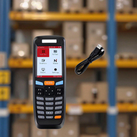 Escáner de código de barras portátil 1D 2D Pantalla LCD de 2,8 pulgadas Lector de inventario inalámbrico 2,4G para biblioteca de almacén