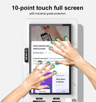 Restaurant 24 "32" commande écran tactile Pos système auto-paiement Machine libre-Service commande kiosque de paiement