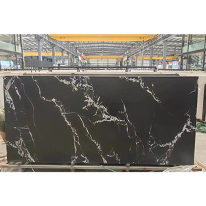 Losa de Piedra Sinterizada MT Luxury Black Knight para Encimeras de Cocina, Pisos, Paredes, Azulejos de Gran Tamaño para Comedor, Sala de Estar y Uso en Exteriores - Product Image 2