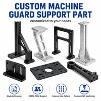 Support de protection d'équipement en aluminium usiné CNC de précision sur mesure pour la protection des équipements et des machines industrielles