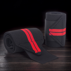 Custom Logo Fitness Gym Heavy Duty Powerlifting Lifting <b>Wrist</b> <b>Straps</b> <b>Wrist</b> Support with Thumb Loop - Product Image 6