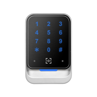 ZQR388 QR + RFID + clavier tactile entrée PIN lecteur 3-en-1 avec sortie Wiegand RS485 pour système de contrôle d'accès de sécurité de porte