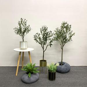 Árbol de Olivo Artificial Realista para Jardinería, Venta al por Mayor, Precio de Mayoreo, Simulación de Árbol de Olivo Verde Artificial para Interiores - Product Image 2