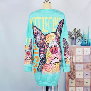 Tenues assorties imprimées tendance pour maman et moi, vêtements assortis pour la famille, sweat-shirt pour mère et fille - Product Image 4