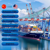 Expédition rapide et fiable DDP USA, expédition porte à porte par voie maritime, agent d'expédition maritime DDU/DDP FBA le moins cher aux États-Unis, top 10 des transitaires
