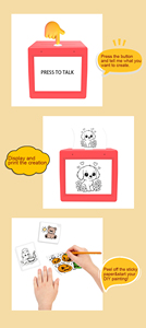 Mini-imprimante thermique intelligente IA portable sans encre pour étiquettes, affichage sans fil, impression d'autocollants pour la maison, le bureau et l'étude - Product Image 6