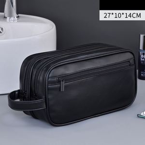IStapromo Gifts Trousse de toilette imperméable portable pour homme, trousse de toilette en cuir pour rasage, trousse de toilette personnalisée avec logo, trousse de toilette Dopp - Product Image 4