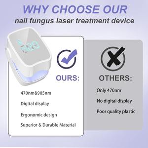 Dispositivo laser Showell SMD-79 per il trattamento della micotica delle unghie con luce LED e 35 LED per uso domestico, per onicomicosi delle unghie dei piedi. - Product Image 3