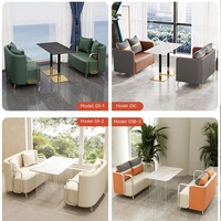 Banc de café moderne personnalisé sièges de restauration rapide restaurant Tables ensembles de chaises café-restaurant meubles de salle à manger cuisine pour banquettes
