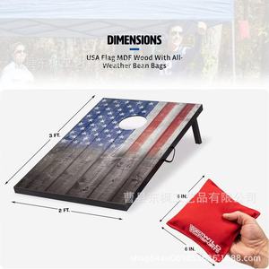 Juego de Cornhole de madera para jugar al aire libre con bolsas de arena para niños de 8 a 13 años - Product Image 4