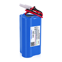 Batterie LifePO4 personnalisée 9,6 V 2000 mAh 3S 4S 18650 pour équipement de topographie, projecteur ferroviaire, instrument de terrain CE Rohs