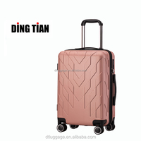 Sacs de voyage de marque Premium, valise rose Maletas porte-bagages Dingtian, ensemble de valises, cabine, valise à roulettes ABS