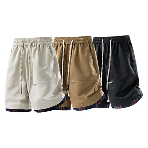 Pantalones cortos de trabajo personalizados con logo para hombre, novedad de verano, estilo japonés, finos, deportivos, casuales, con bolsillos grandes, holgados, de cinco puntos, ¡superventas! - Product Image 1