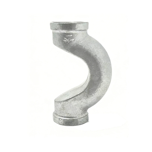 Coude de croisement en fonte malléable galvanisée, norme BS EN, raccord de tuyauterie fileté BSPT pour la <span class=keywords><strong>plomberie</strong></span> et la protection incendie - Product Image 3