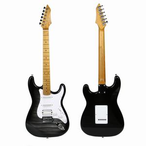 Guitare électrique professionnelle Deviser L-G2S-&1, manche en érable torréfié, finition brillante, entièrement fermée, cutaway, 6 cordes - Product Image 4