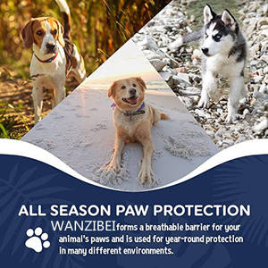 Wanzibei Crème de soin des pattes pour animaux de compagnie naturelle biologique Baume hydratant pour le nez et les pattes Baume cicatrisant pour les pattes pour chiens - Product Image 5