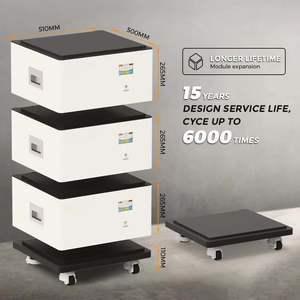 Sistema de Almacenamiento de Energía Doméstico con Certificación CE, Batería de Iones de Litio de 51.2v 100ah, 5kwh 10kwh 20kwh 30kwh, Solar NEHC0009 CE - Product Image 5