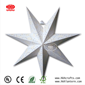Lampe led suspendue sous forme d'étoile, papier lumineux, 7 angles, décoration <span class=keywords><strong>de</strong></span> noël - Product Image 6