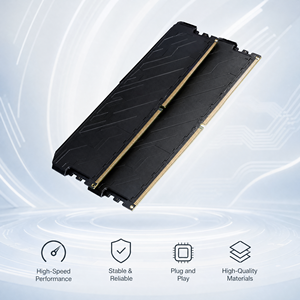 คิมติโก้ สปีด ไทเกอร์ <span class=keywords><strong>DDR4</strong></span> 32GB (16GBx2) 4000 MT/s CL19 UDIMM 288 พิน ฮีทซิงค์สีดำ หน่วยความจำเดสก์ท็อป OEM จากโรงงาน - Product Image 3