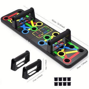 جهاز تدريب قوة متعدد الوظائف قابل للطي 14 في 1 للرجال والنساء لوح حامل دفع للأعلى - Product Image 2