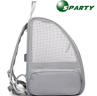Sac à dos de transport pour animaux de compagnie, extensible, portable, fermeture éclair, design en maille respirante, pour petits chiens et chats, vente flash, réduction