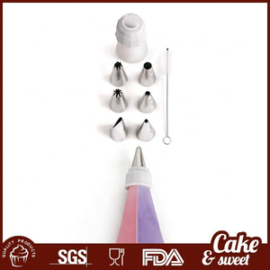 مستلزمات الشركة المصنعة للخبز وتزيين الكعك بفوهة كيس طرف للمخبوزات والكعك والكعك والبسكويت - Product Image 6