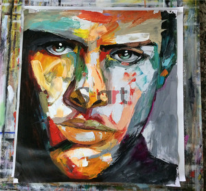 <span class=keywords><strong>Pop</strong></span> Art Peinture À L'huile Style Moderne Premium Qualité Palette Couteau Étiré Toile Support <span class=keywords><strong>Base</strong></span> Aquarelle Sans Cadre - Product Image 2