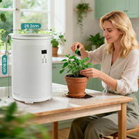 Composteur de déchets alimentaires de comptoir de grande capacité 4,5 L, machine de compostage électrique intelligente avec mode automatique à une touche