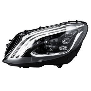 Kit de phares avant Full LED pour <span class=keywords><strong>Mercedes</strong></span> <span class=keywords><strong>Benz</strong></span> Classe <span class=keywords><strong>C</strong></span> W205 2015-2021, style Multibeam, mise à niveau des phares avant, Plug and Play - Product Image 1