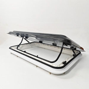 Precio de fábrica Marco blanco de aluminio Ventana de techo solar RV Camper Remolque LED Skylight 800x500mm - Product Image 3