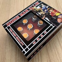 Ensemble de 2 bagues de cosplay DBZ, ensemble cadeau, accessoires de bijoux de mode, anime, dessin animé, Goku, boule de cristal, collier et bague en alliage